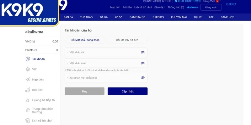 Quyền sử dụng tài khoản