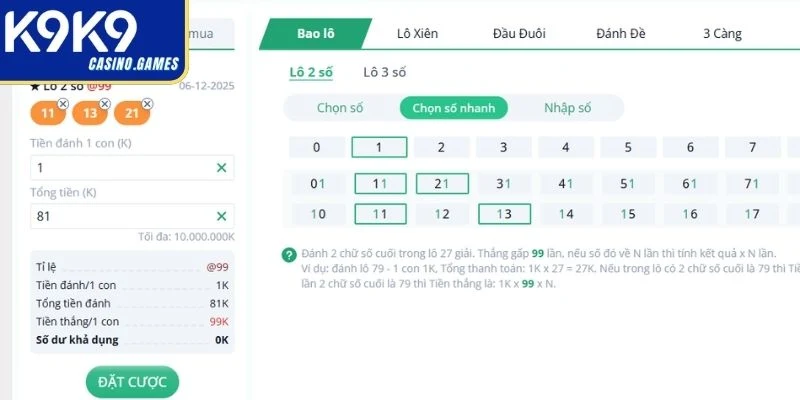 Cách chọn số và vào vốn hiệu quả nhất